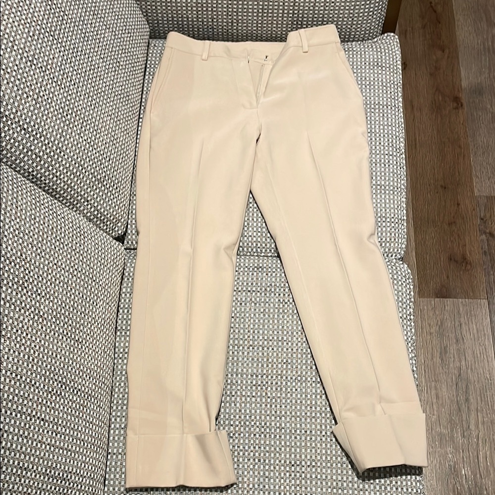 Chic Cream Dress Pants for Women